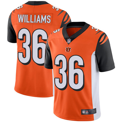 Cincinnati Bengals Limited Orange Men Shawn Williams Alternate Jersey NFL Footballl #36 Vapor Untouchable